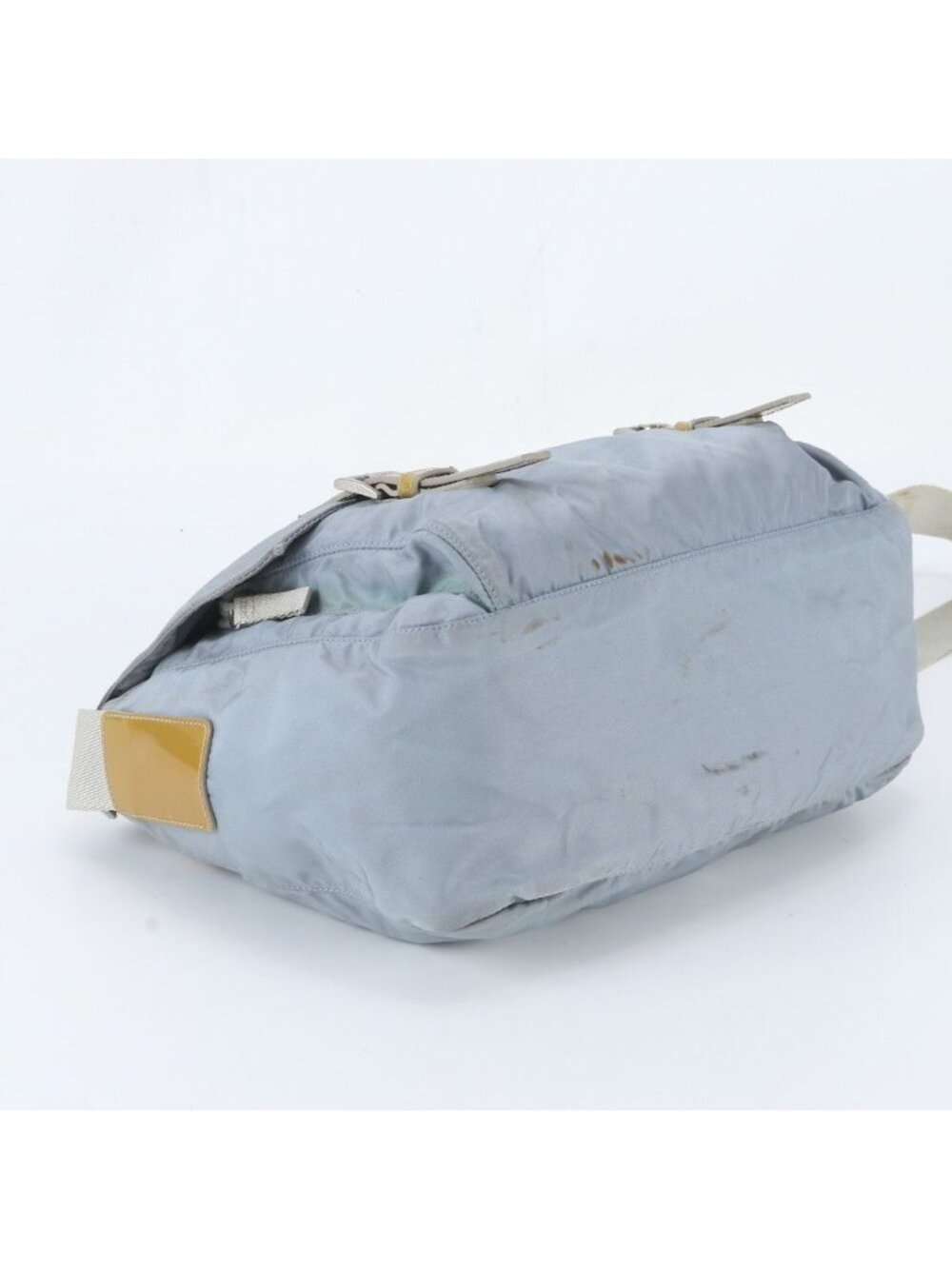Prada Color Tessuto Nylon Triangle Logo Leather Shoulder Bag Crossbody Messenger - Picture 5 of 10